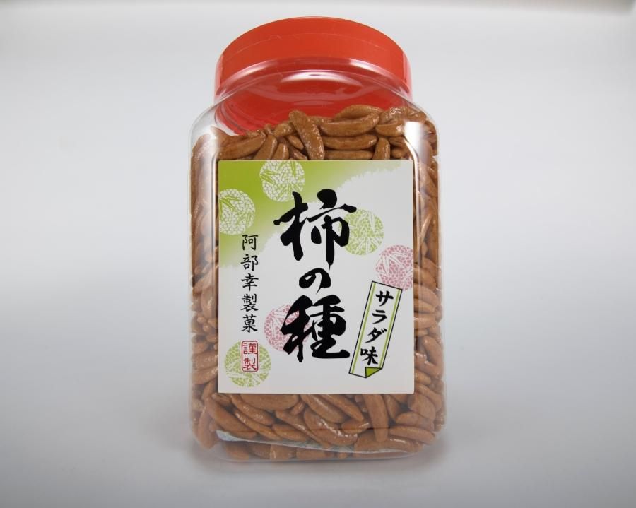 多様な ボトル入り柿の種お徳用サイズ サラダ味 - ご飯のお供のお 菓子