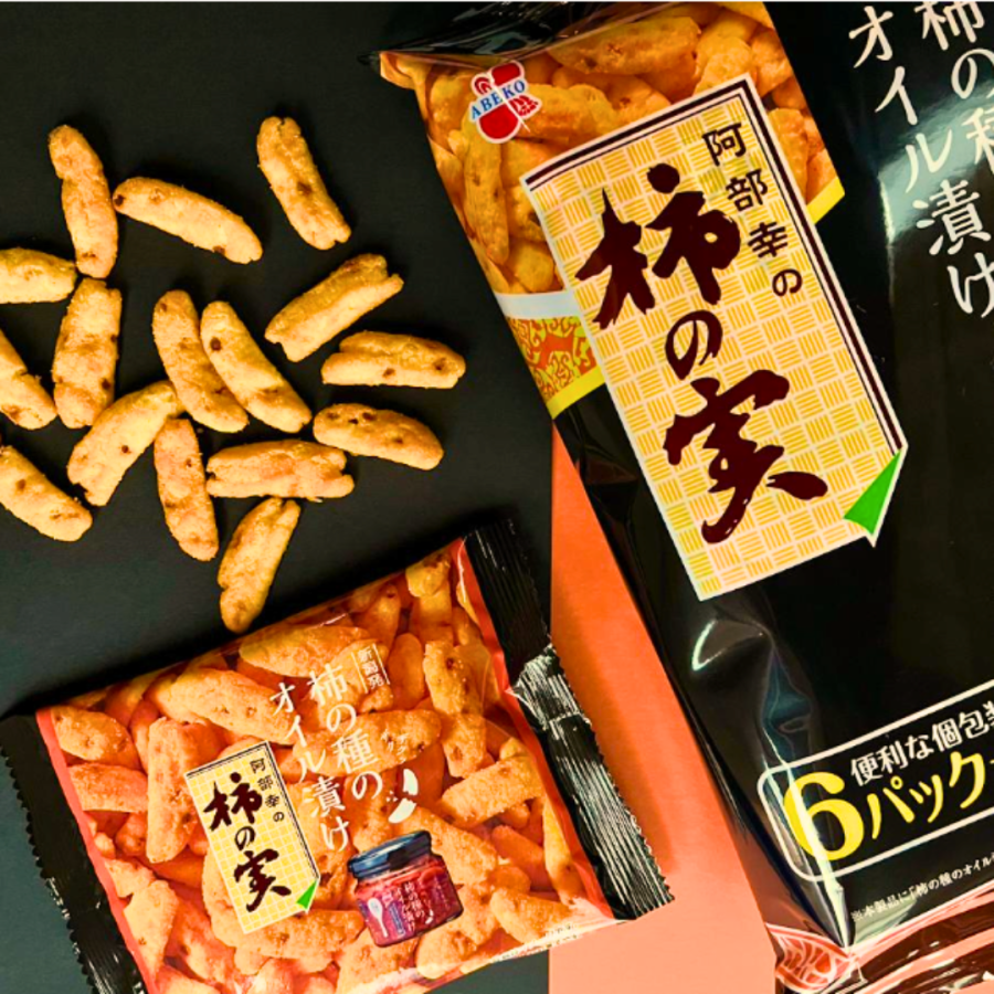 阿部幸製菓 柿の種のオイル漬け 激辛 にんにくラー油 160g 柿の実 柿の種のオイル漬けにんにくラー油風味 - ご飯のお供のお