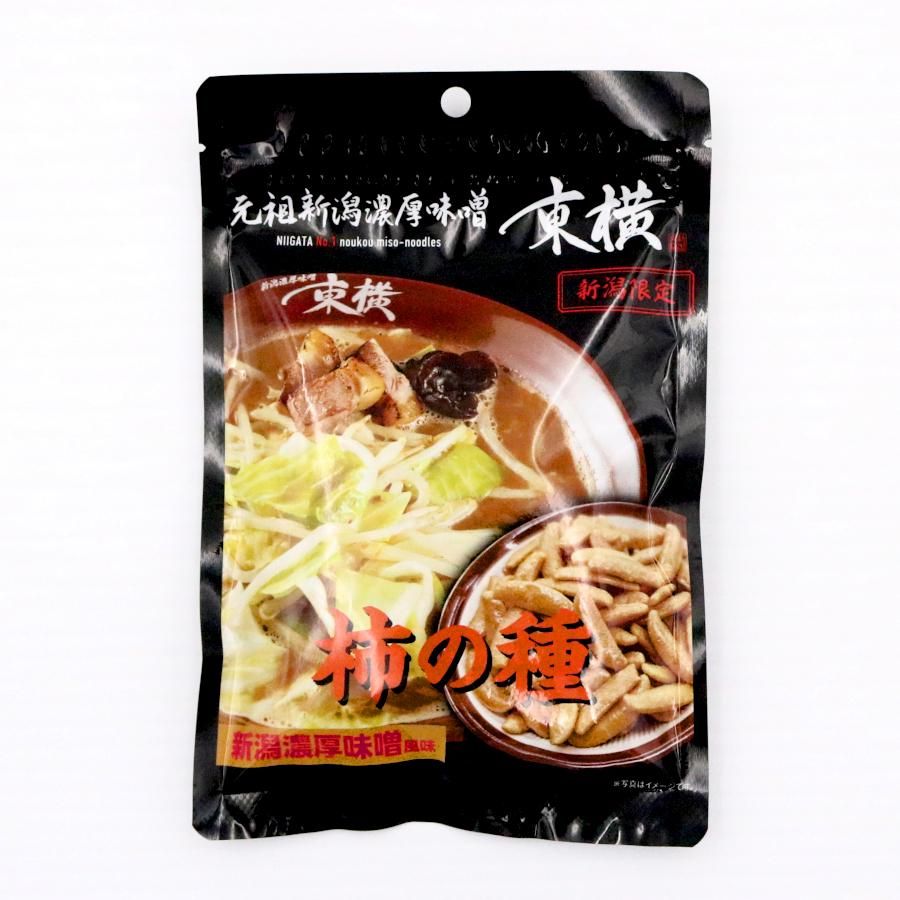 東横柿の種 元祖新潟濃厚味噌風味【新潟5大ラーメン】 - ご飯のお供の