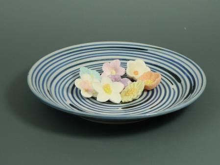 染付横筋文中皿 - 高橋芳宣 『芳宣.World』