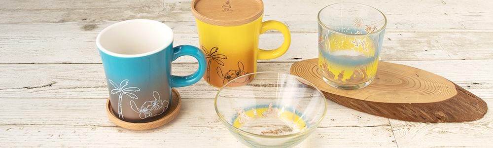 浜辺のスティッチと『チル』する食器