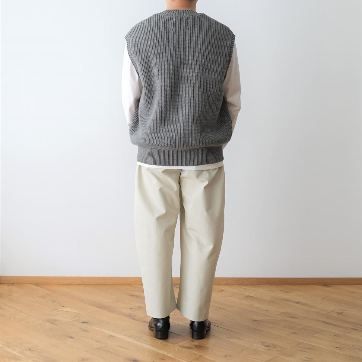 bukht ブフト】SCHOOL BIGGEST V-VEST - HEATHER GRAY / PARK ONLINE STORE