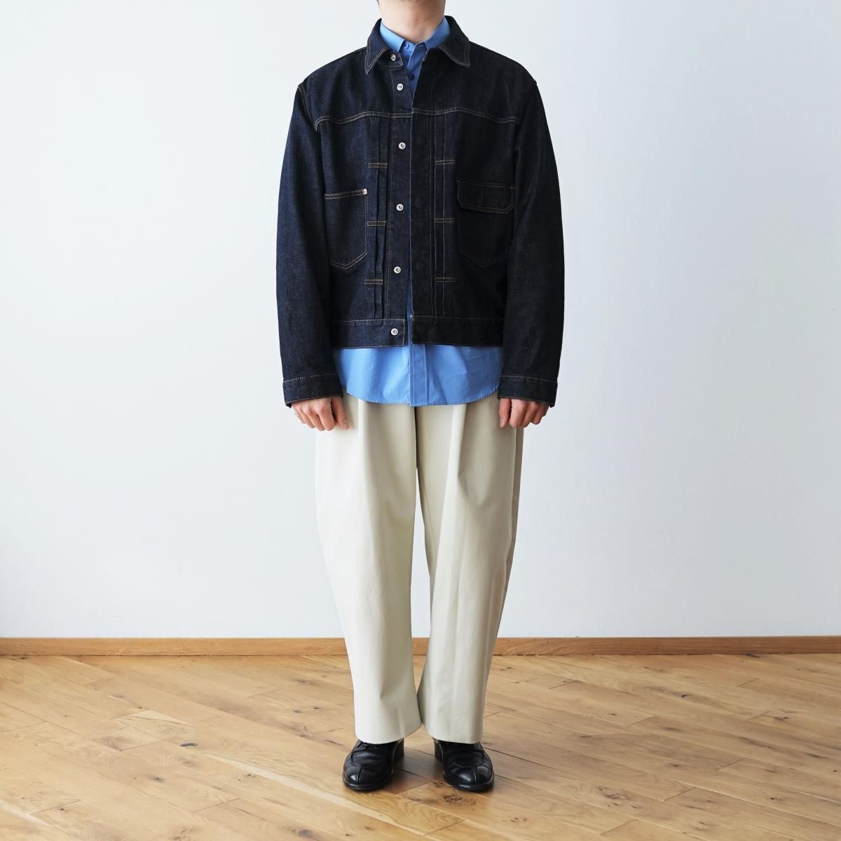 STUDIO NICHOLSON スタジオニコルソン】PEACHED COTTON TWILL