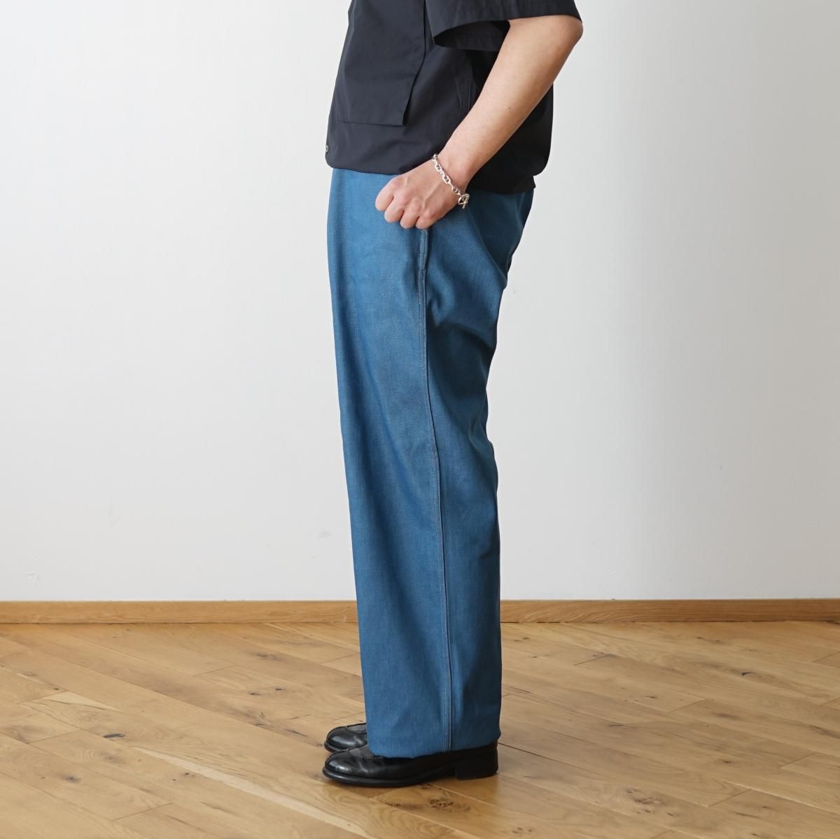 E.TAUTZ イートウツ】CORE FIELD TROUSERS DENIM - SAX / PARK ONLINE