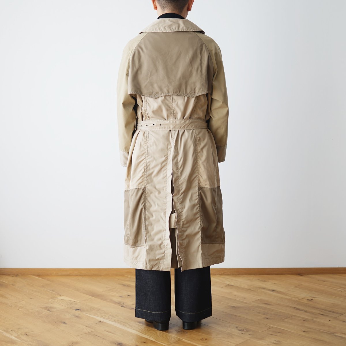 SEEALL シーオールRECONSTRUCTED TRENCH COAT "E"   BEIGE MIX