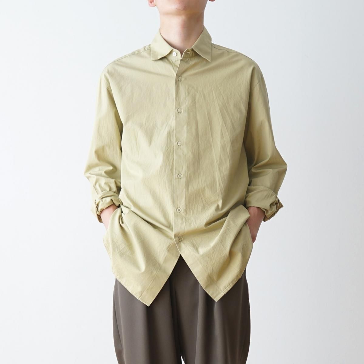 新品 SEEALL ESSENTIAL B SHIRTS size44 SEEALL (シーオール) [ ESSENTIAL B SHIRTS ] ロングシャツ