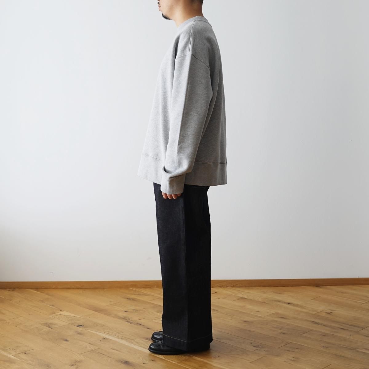 STUDIO NICHOLSON スタジオニコルソン】 CREW NECK SWEAT SHIRT (TAU