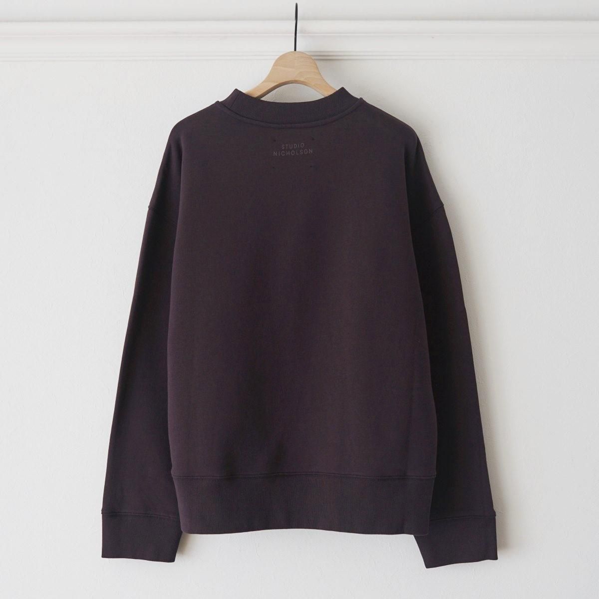 【STUDIO NICHOLSON】スタジオニコルソン　長袖　黒 STUDIO NICHOLSON スタジオニコルソン セーター ALVA SNM 1258