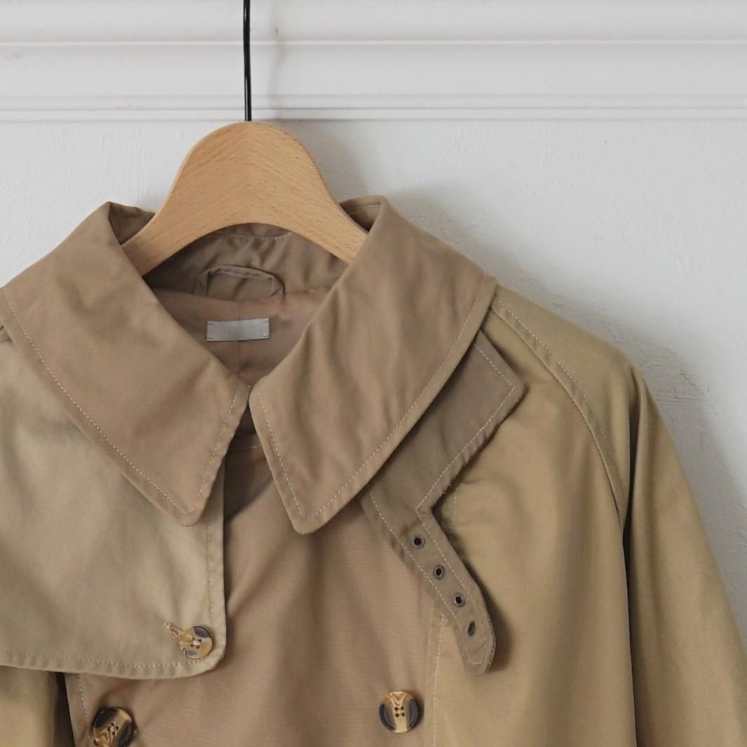 SEEALL / シーオール】 RECONSTRUCTED TRENCH COAT - BEIGE MIX SEEALL / シーオール】 RECONSTRUCTED TRENCH COAT - BEIGE MIX