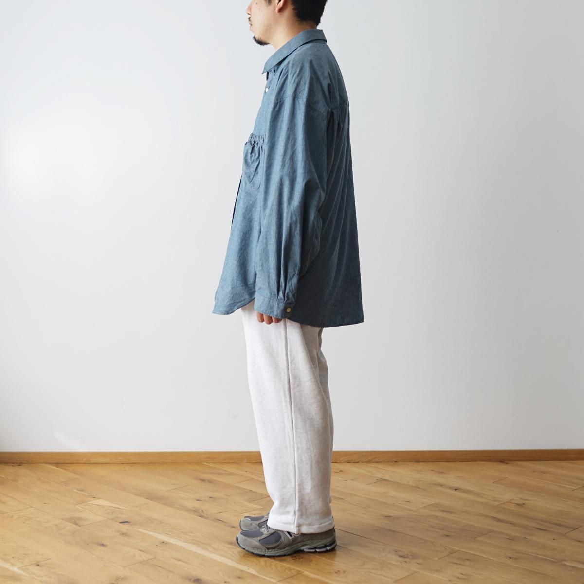 トップス refomed refomed リフォメッド】 WRIST PATCH WIDE SHIRT 