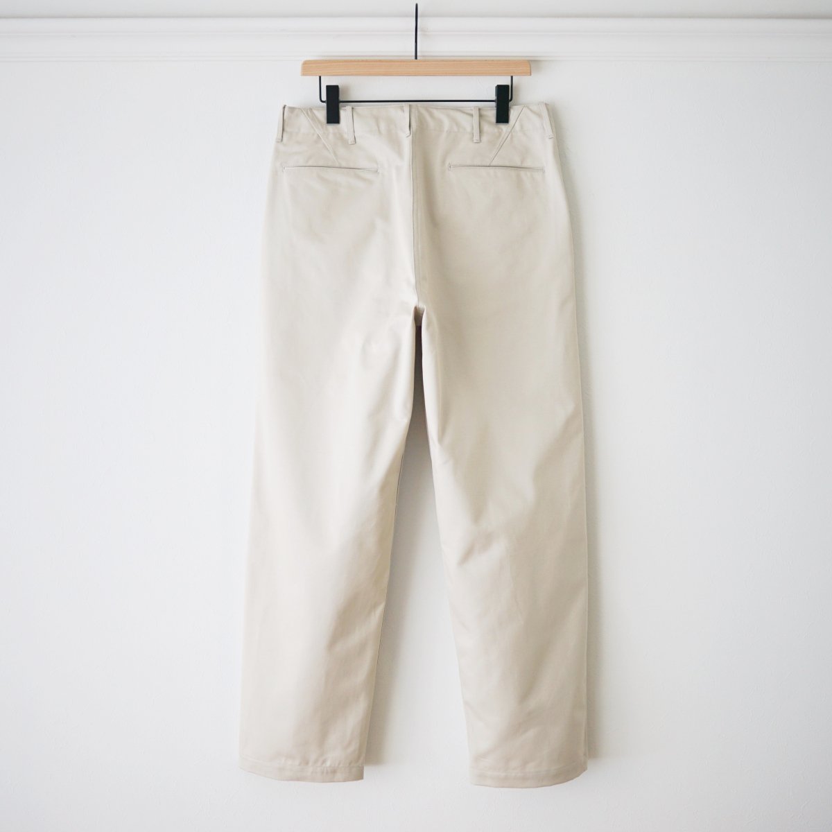 【Scye サイ】 SAN JOAQUIN COTTON CHINO 41KHAKI TROUSERS