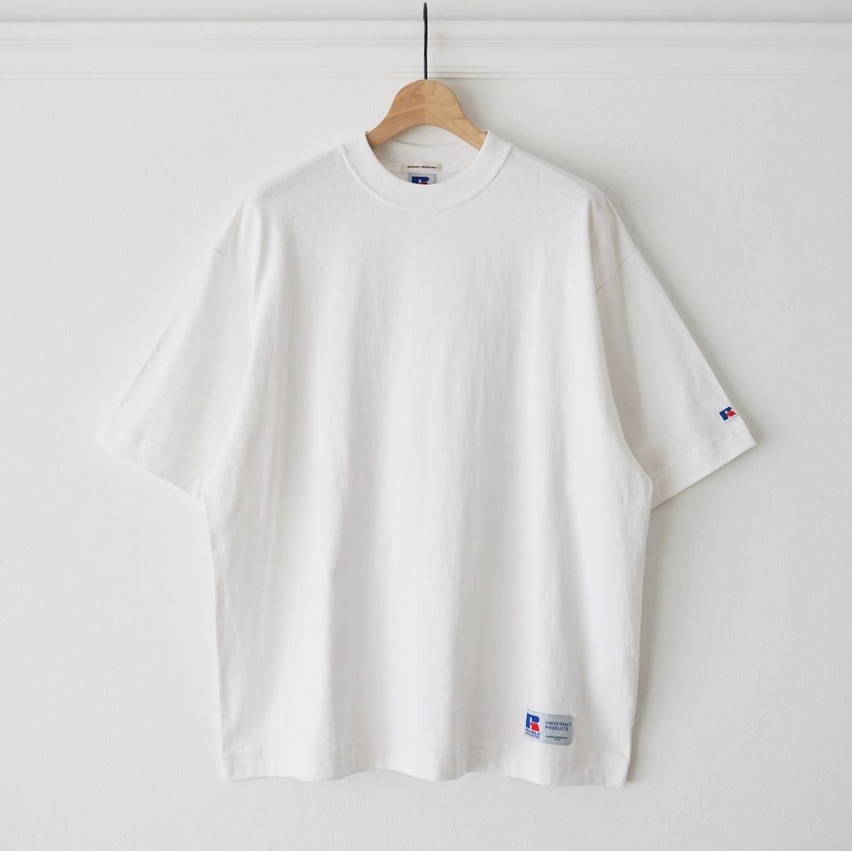 UNIVERSAL PRODUCTS ˥Сץġ RUSSELL S/S T-SHIRT - WHITE