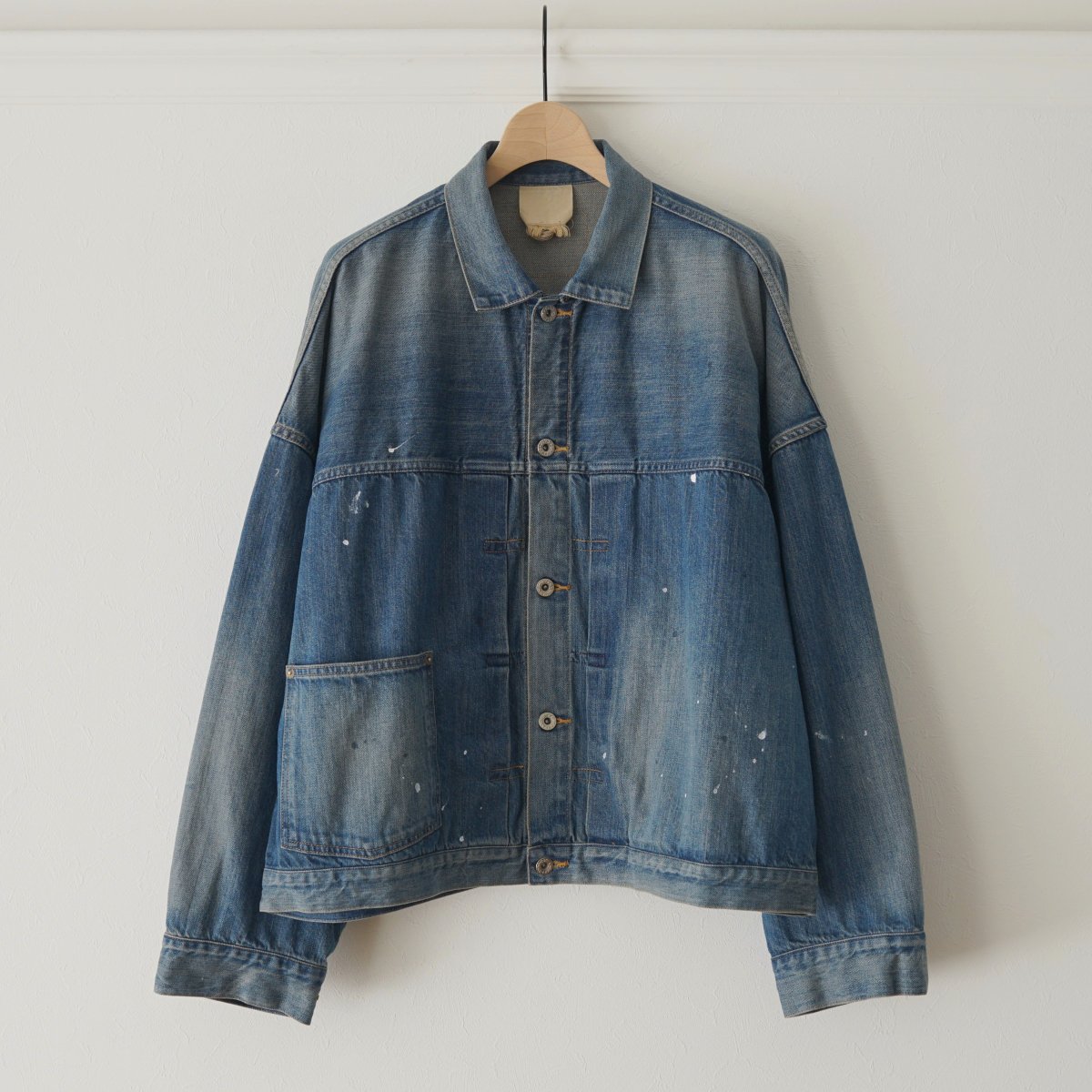 refomed եåɡ RIGHT HANDED DENIM JACKET - USED WASH