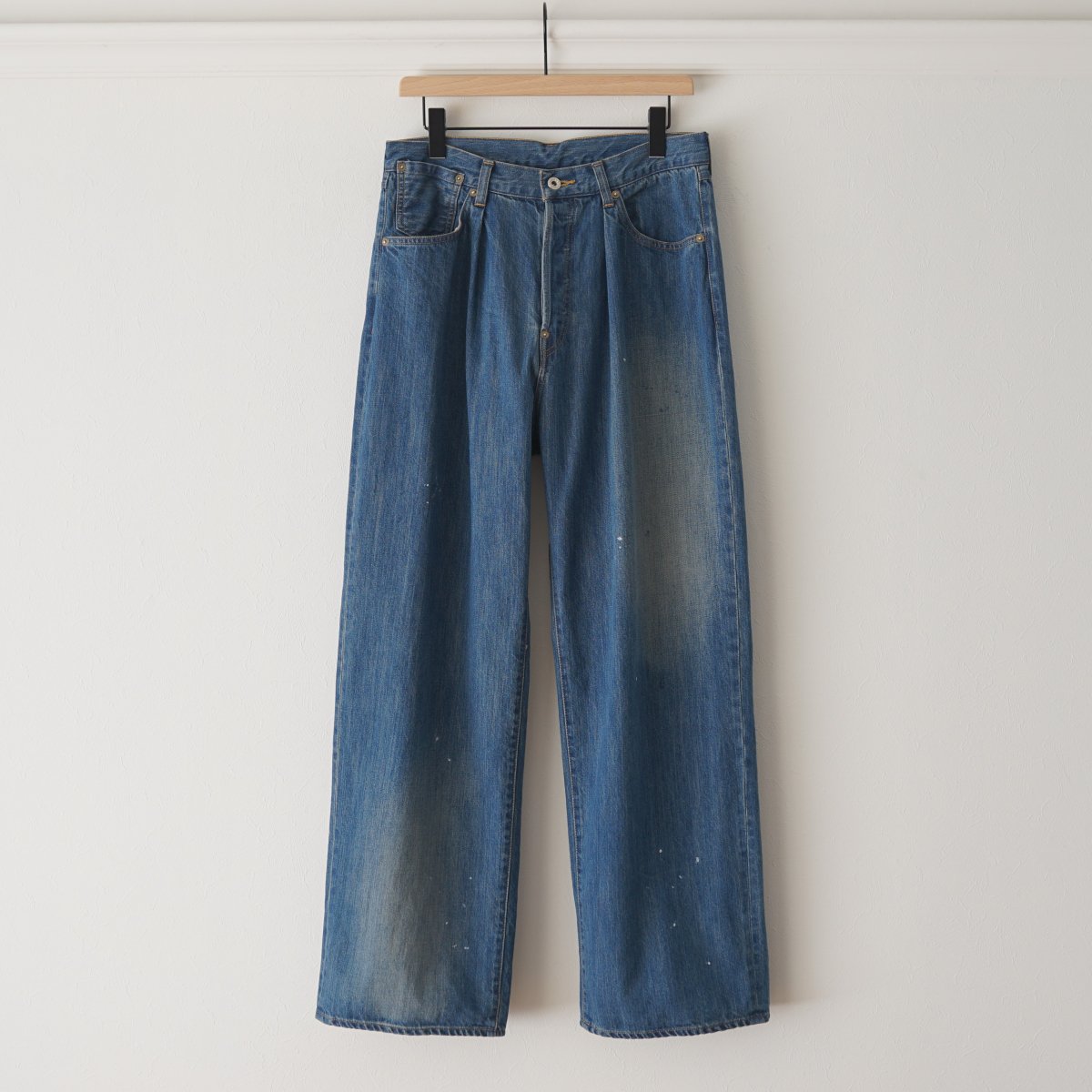 refomed リフォメッド】 RIGHT HANDED DENIM PANTS - USED WASH