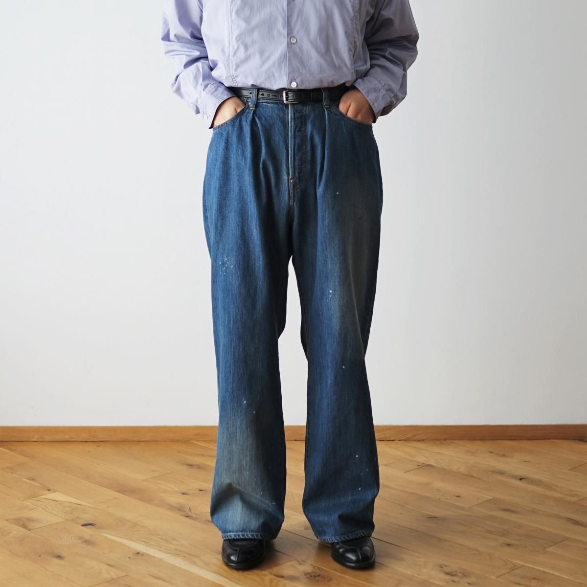 refomed リフォメッド】 RIGHT HANDED DENIM PANTS - USED WASH refomed リフォメッド】 RIGHT HANDED DENIM PANTS - USED WASH