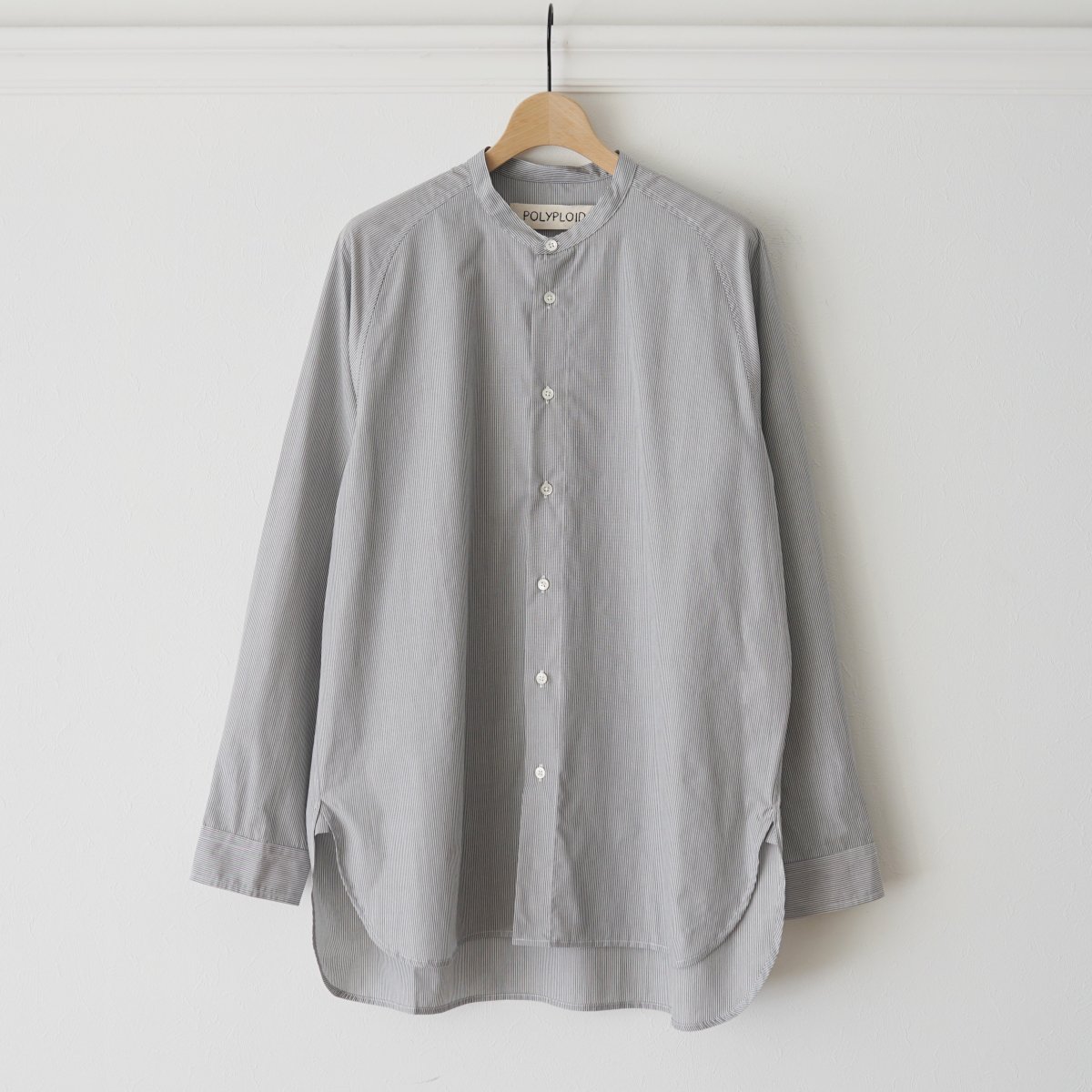 POLYPLOID ݥץɡ RAGLAN STAND COLLAR SHIRT 