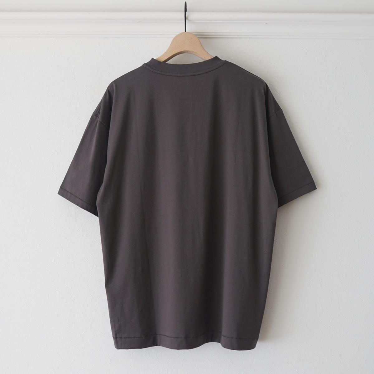 【ATON エイトン】 SUVIN 60/2 OVERSIZED T-SHIRT - CHARCOAL GRAY / PARK ONLINE STORE 【ATON エイトン】 SUVIN 60/2 OVERSIZED T-SHIRT - CHARCOAL GRAY / PARK ONLINE STORE