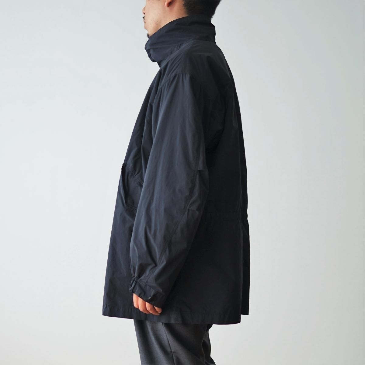 ATON エイトン】 AIR WEATHER SHORT MODS COAT - CHARCOAL GRAY