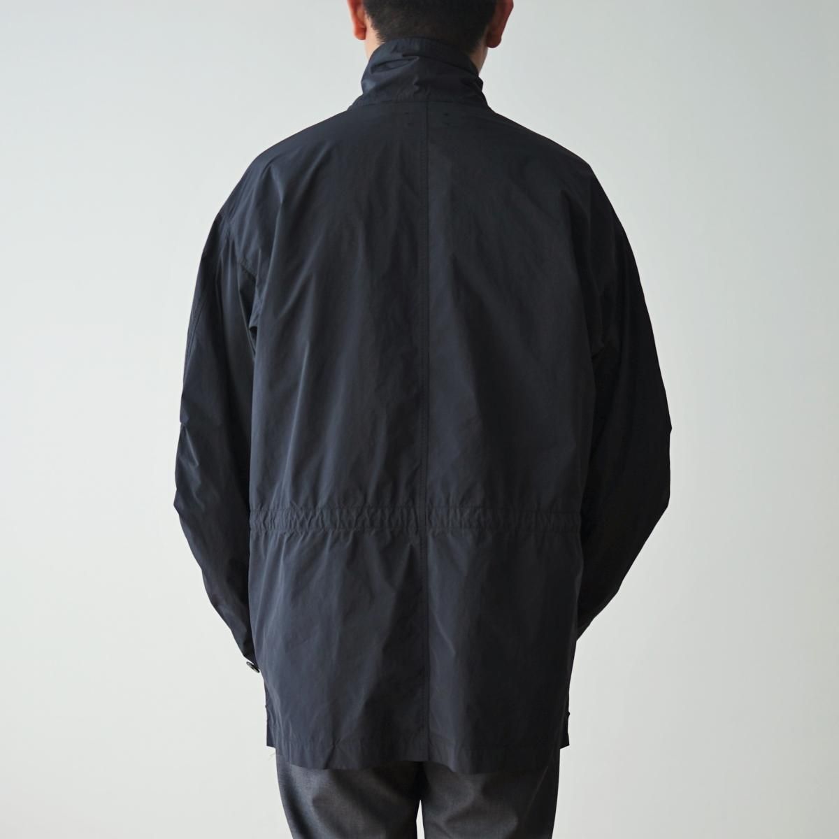 ATON エイトン】 AIR WEATHER SHORT MODS COAT - CHARCOAL GRAY