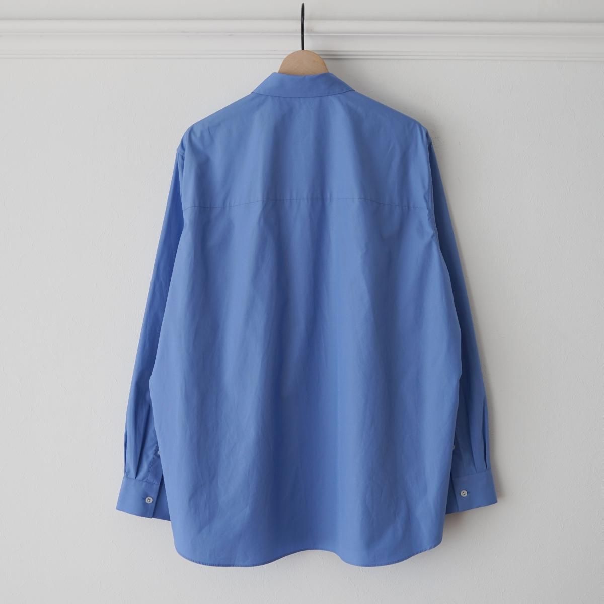 ATON エイトン】 SUVIN BROAD STANDARD SHIRT - SAX / PARK ONLINE STORE