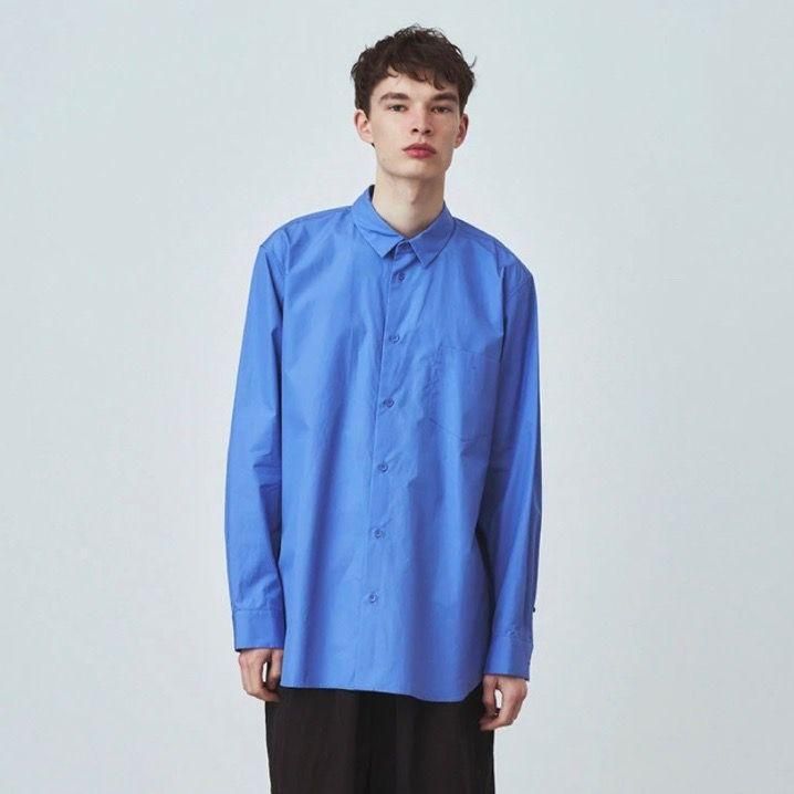 ATON エイトン】 SUVIN BROAD STANDARD SHIRT - SAX / PARK ONLINE STORE