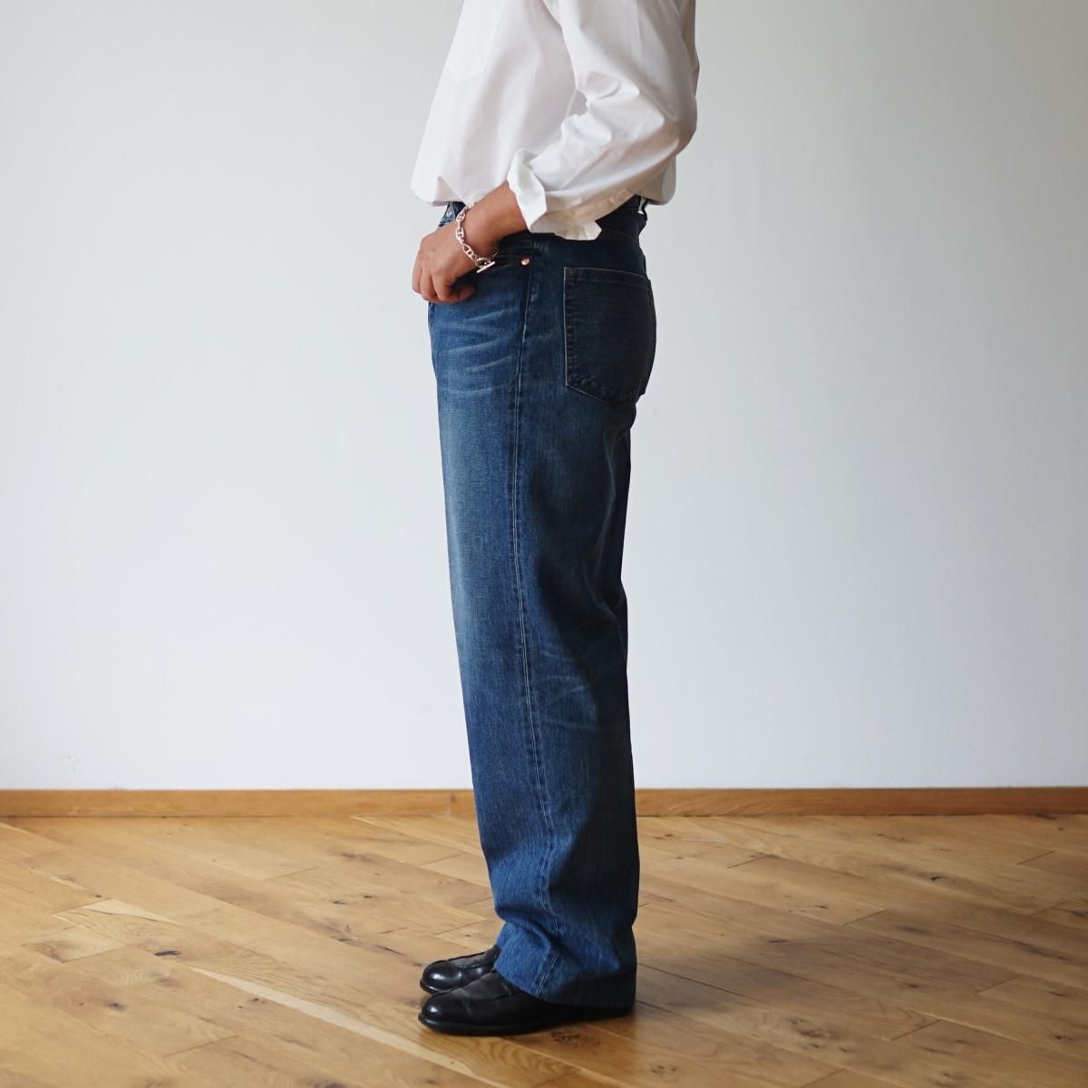 TANAKA タナカ】 THE JEAN TROUSERS - VINTAGE BLUE / PARK