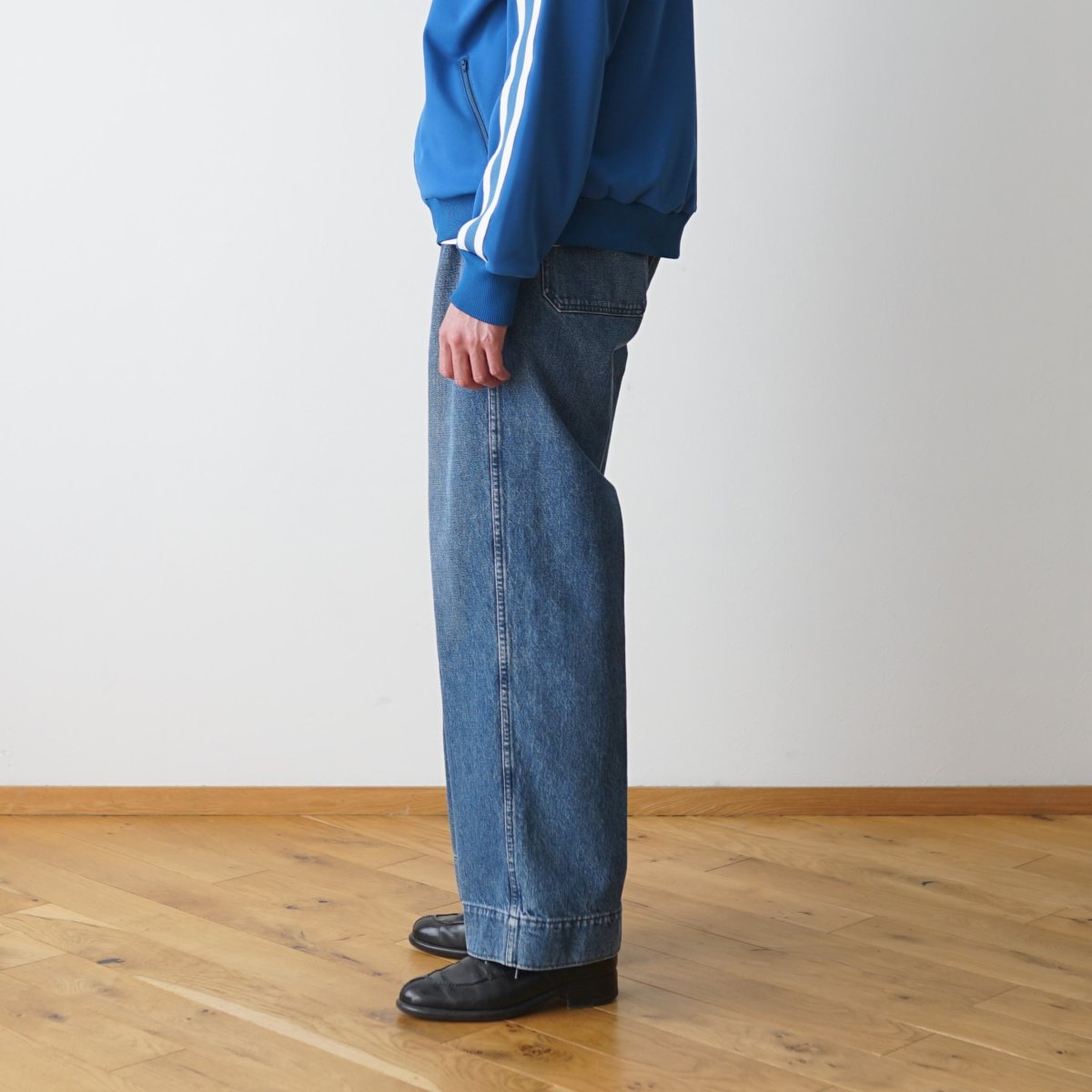 【8/5発売】【2023 A/W】【TANAKA タナカ】 THE WIDE JEAN TROUSERS - VINTAGE BLUE / PARK  ONLINE STORE