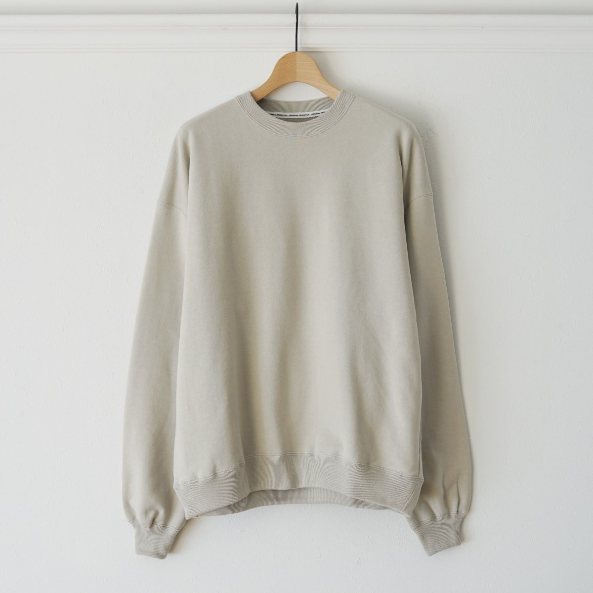 UNIVERSAL PRODUCTS ˥Сץġ JUMBERCA CREW NECK SWEAT - L.GRAY