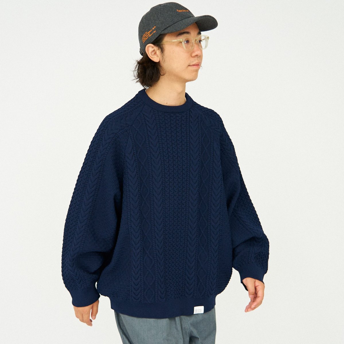 FreshService フレッシュサービス】 FISHERMAN TECH SWEATER - NAVY 