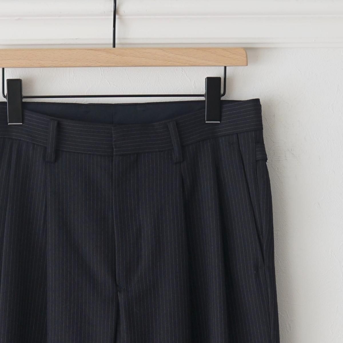 URU ウル】 2 TUCK PANTS - D.NAVY