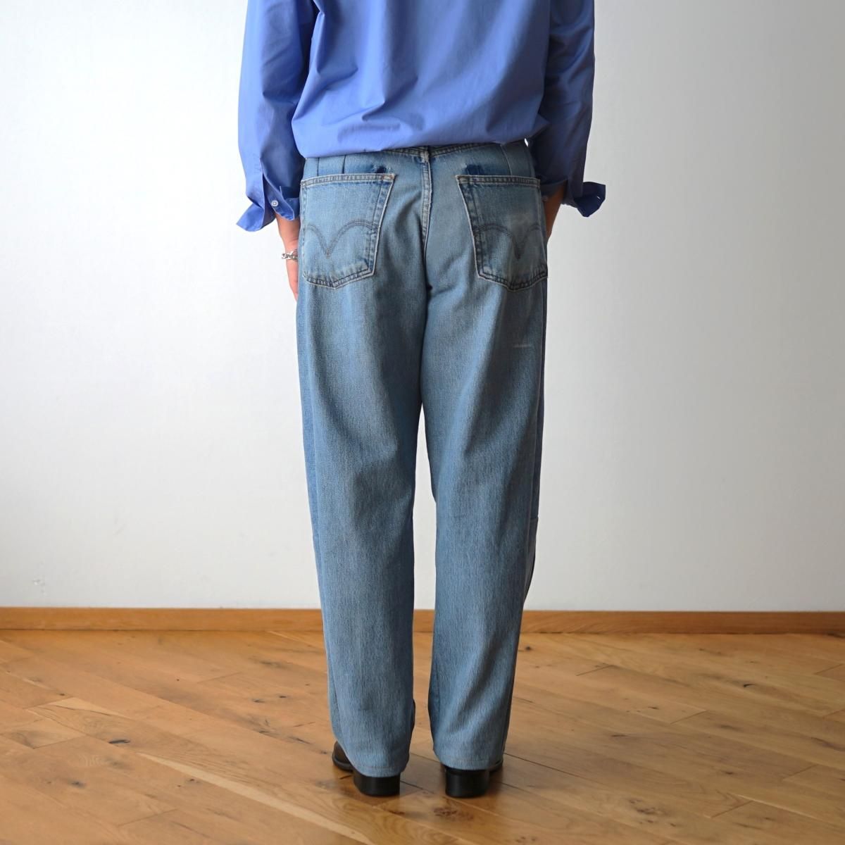 SEEALL / シーオール】 RECONSTRUCTED BELTED BUGGY PANTS SEEALL / シーオール】 RECONSTRUCTED BELTED BUGGY PANTS