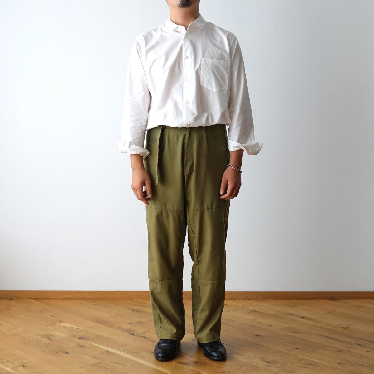 【SEEALL シーオール】 RECONSTRUCTED BELTED BUGGY PANTS - MILITARY / PARK ONLINE  STORE