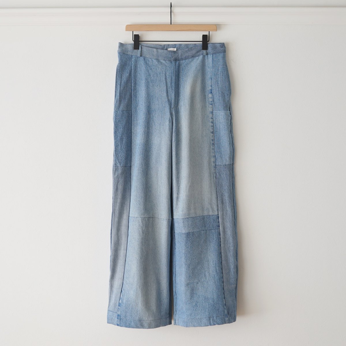 SEEALL シーオール】 RECONSTRUCTED BOOTS CUT BUGGY PANTS - DENIM