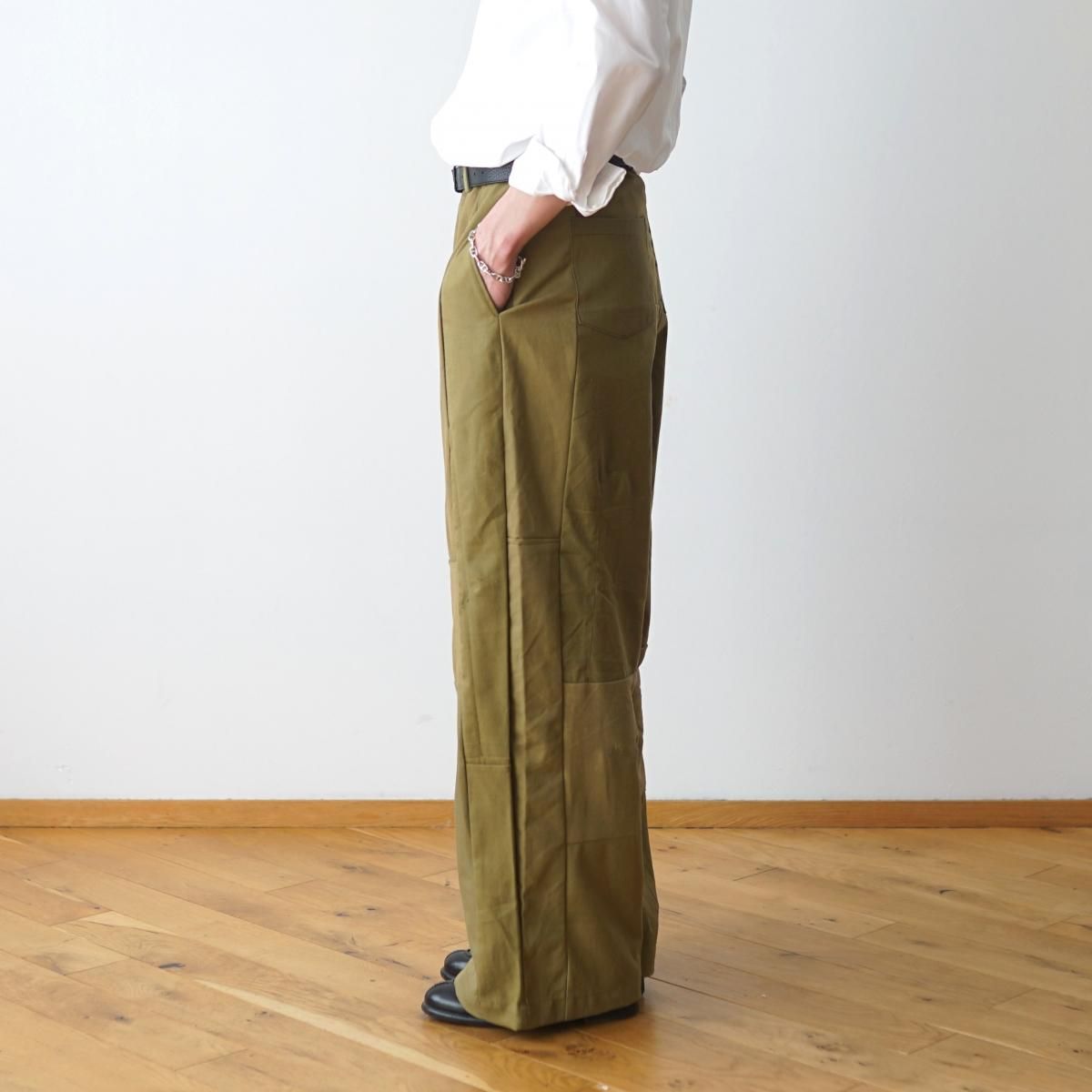 SEEALL / シーオール】 RECONSTRUCTED BOOTS CUT BUGGY PANTS