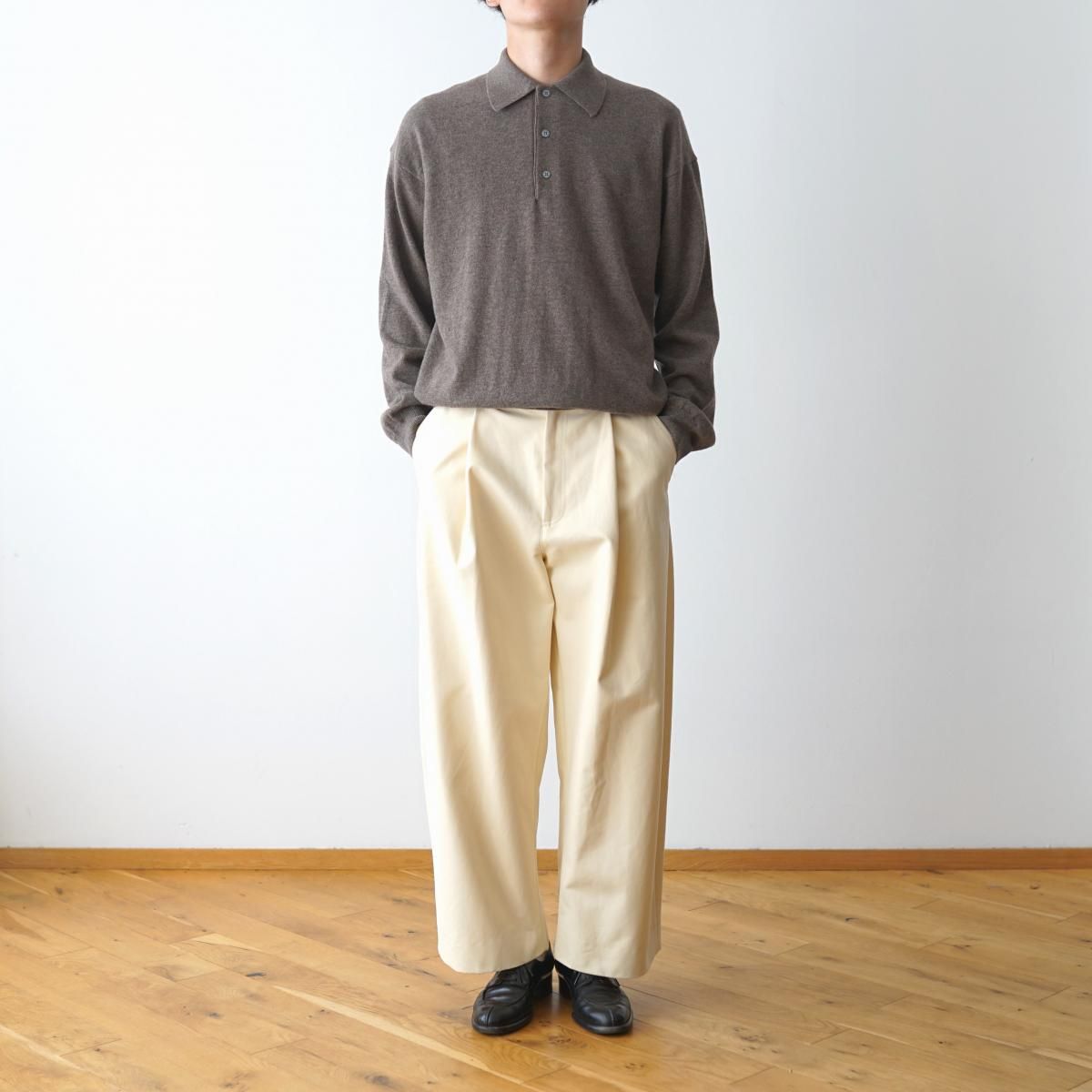 STUDIO NICHOLSON / スタジオニコルソン】 PEACHED COTTON TWILL STUDIO NICHOLSON / スタジオニコルソン】 PEACHED COTTON TWILL