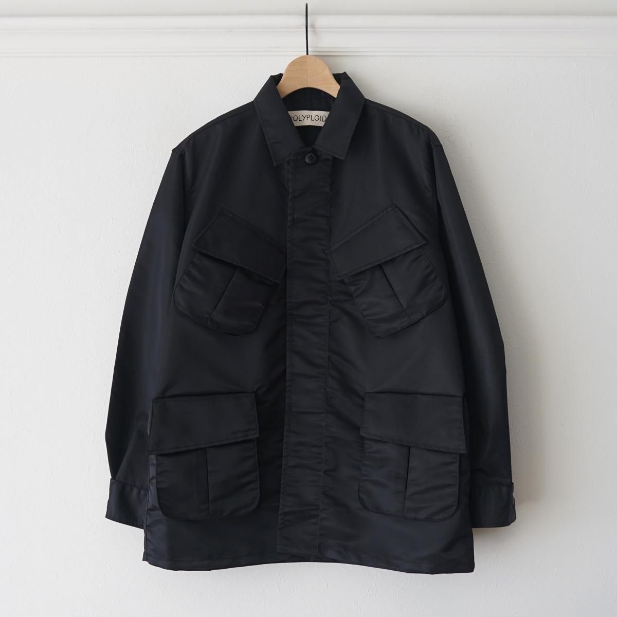 POLYPLOID「 PONCHO TYPE-B 」BLACK