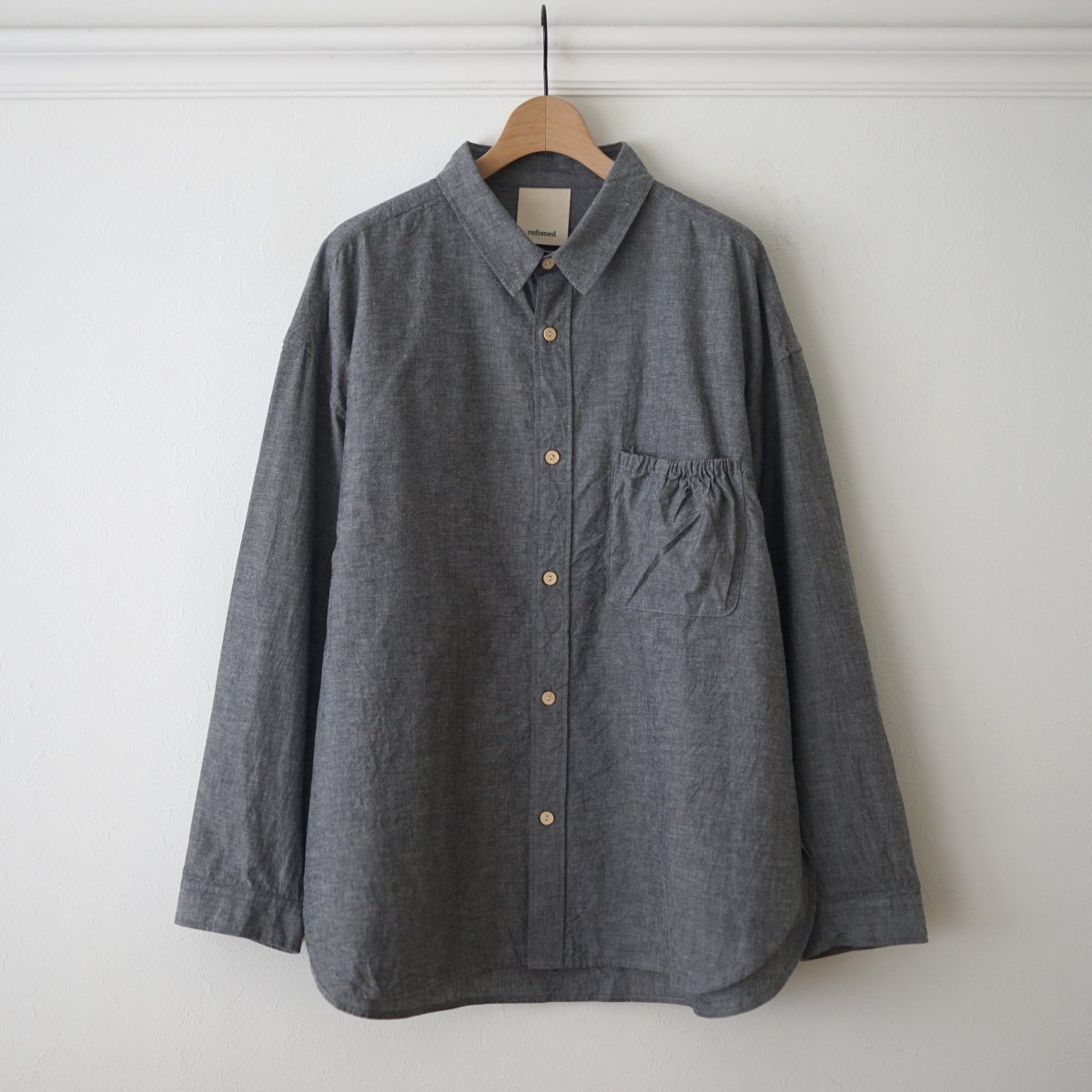 2024 S/Sۡrefomed եåɡ WRIST PATCH WIDE SHIRT 