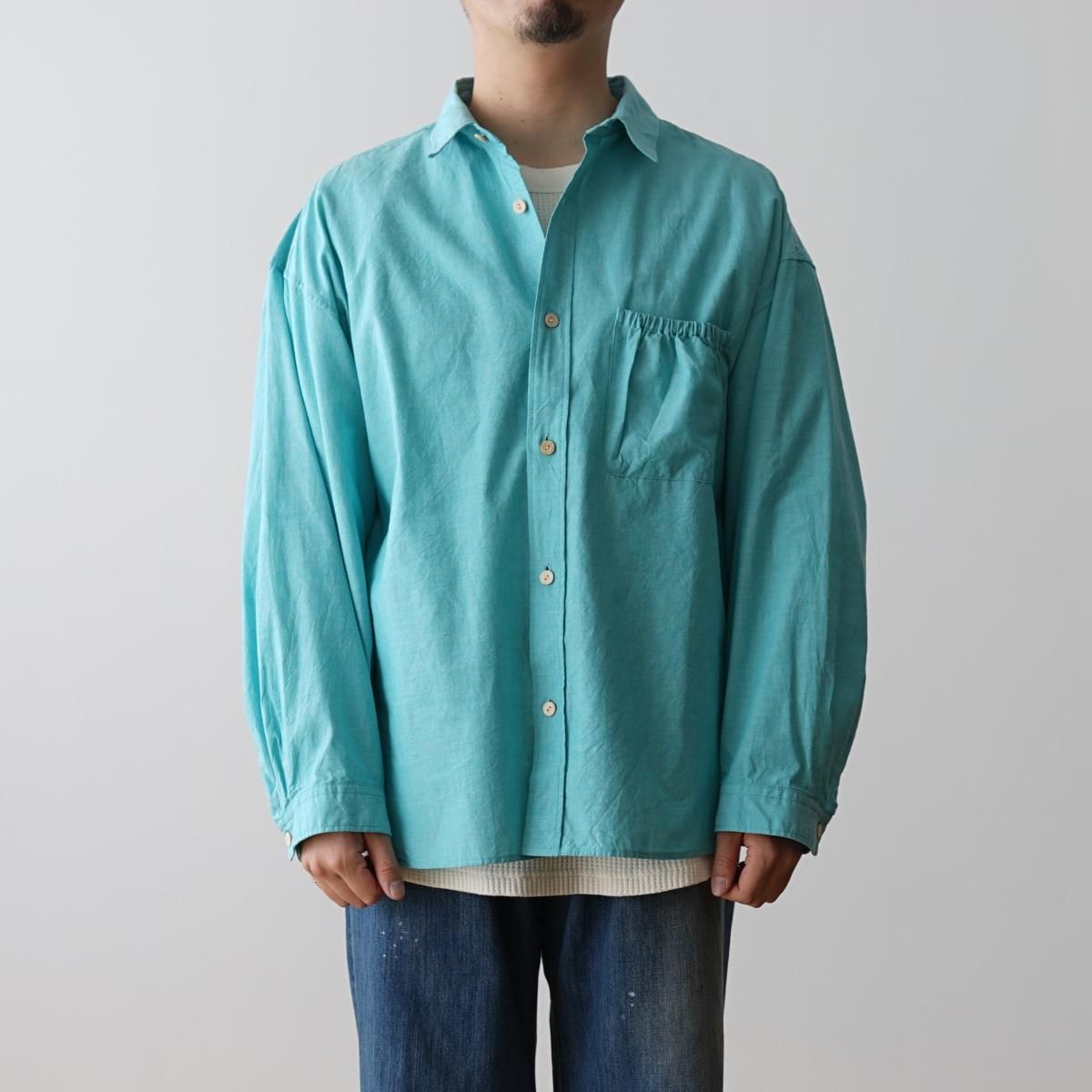 refomed リフォメッド】 WRIST PATCH WIDE SHIRT 