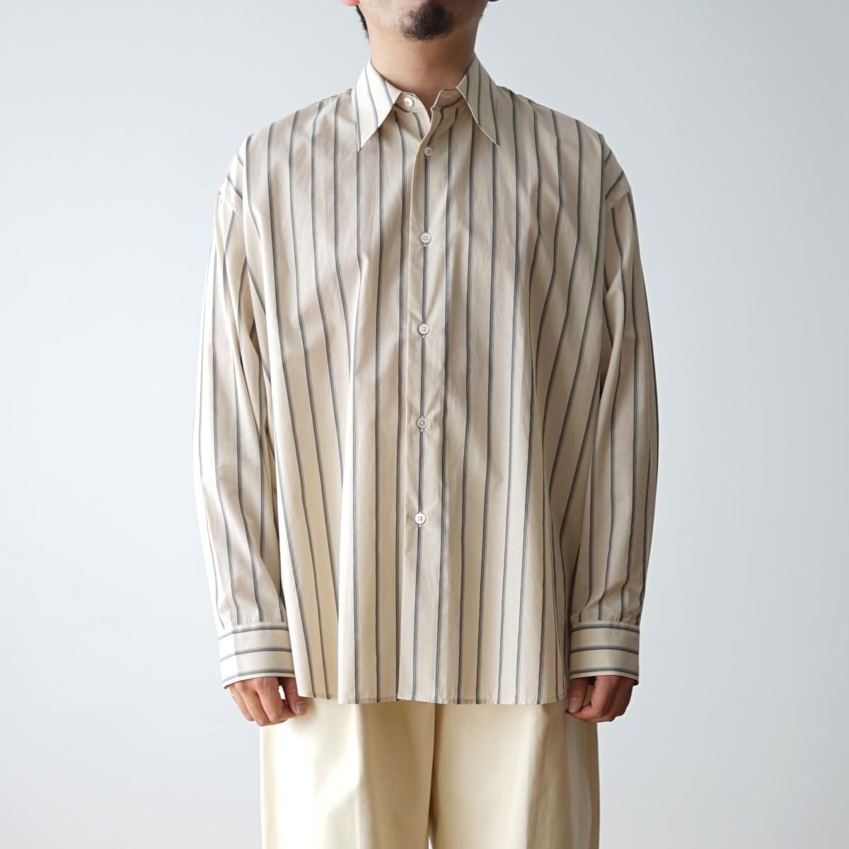 STUDIO NICHOLSON スタジオニコルソン】 ARCHIVE STRIPE SHIRT