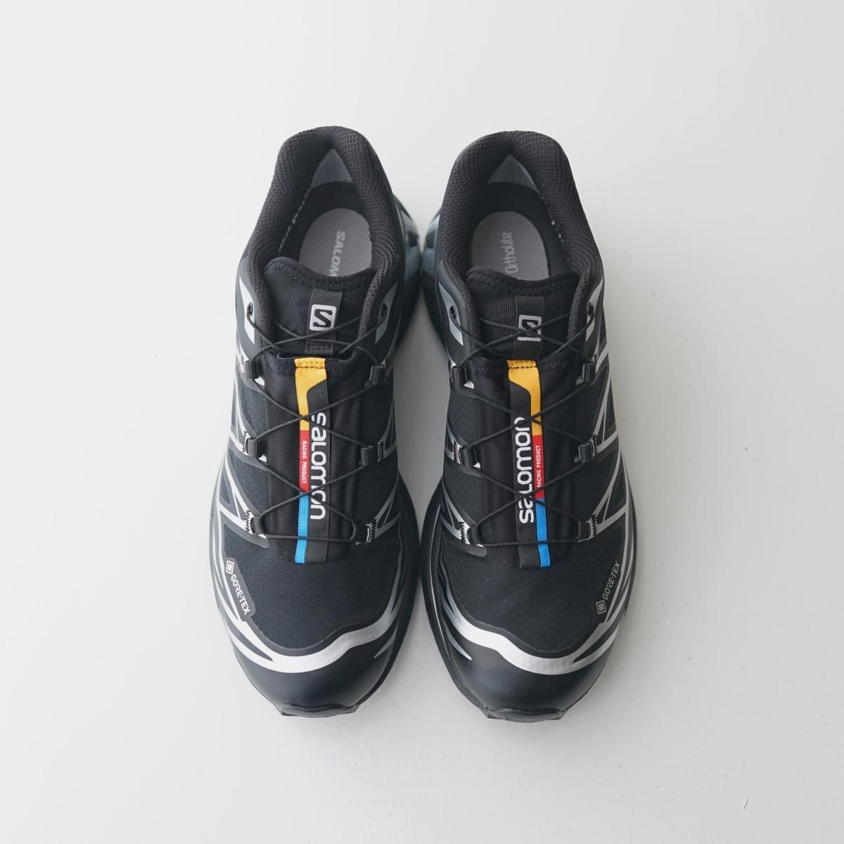 SALOMON サロモン】 XT-6 GTX - BLACK/BLACK/FTW SILVER / PARK