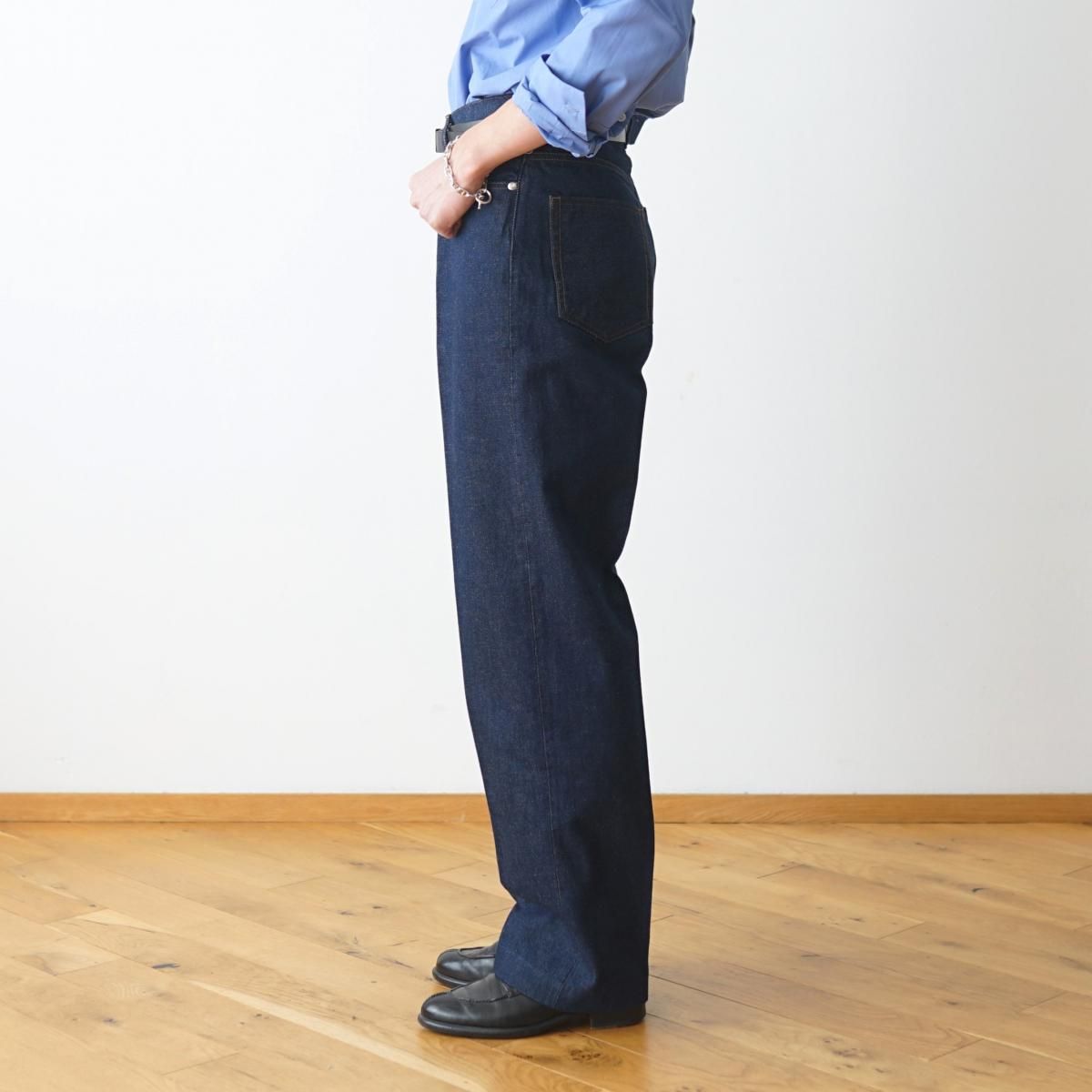 パンツ tanaka TANAKA タナカ】 THE JEAN TROUSERS - INDIGO BLUE / PARK