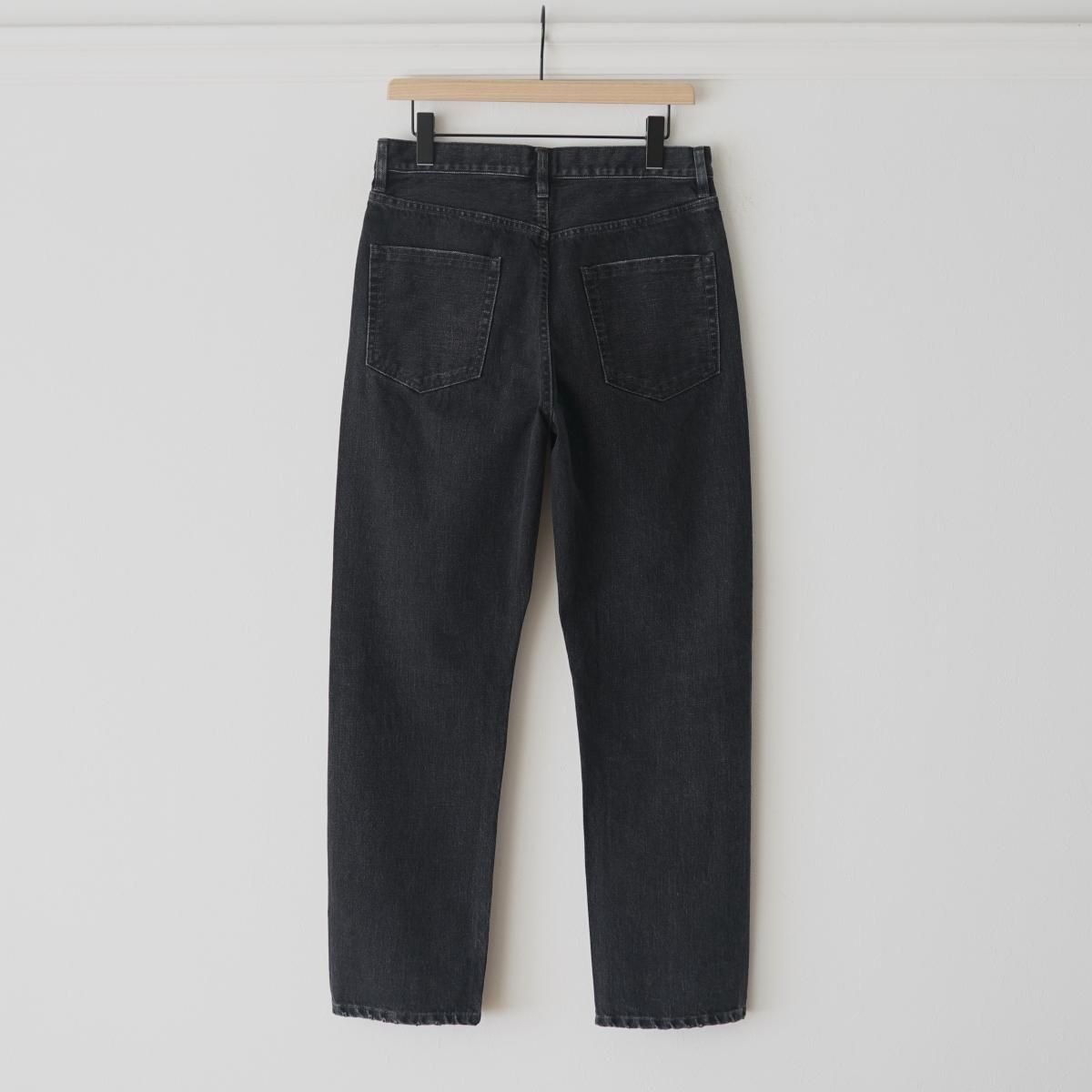 TANAKA タナカ】 THE STRAIGHT JEAN TROUSERS - BLACK / PARK TANAKA タナカ】 THE STRAIGHT JEAN TROUSERS - BLACK / PARK