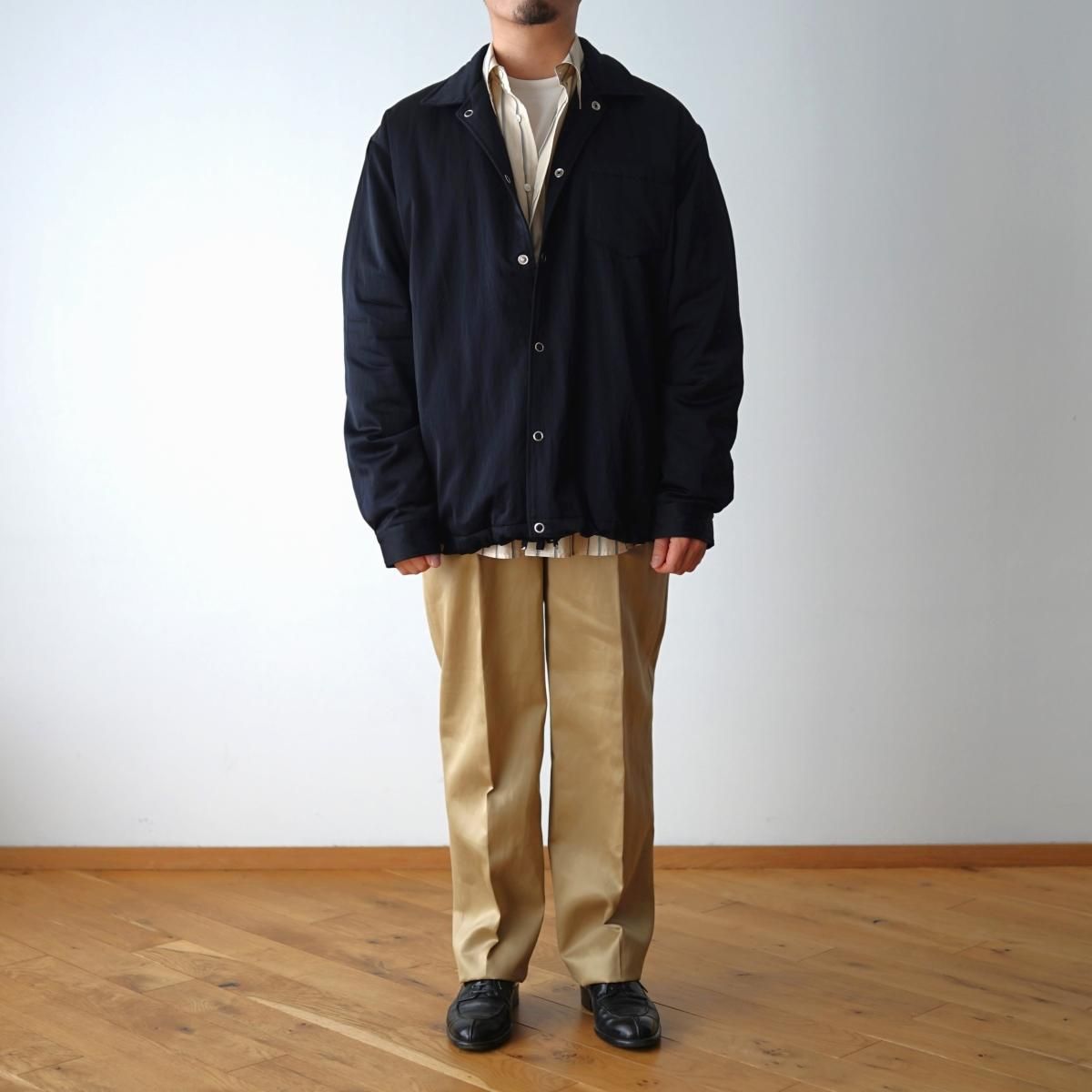 TANAKA PADDED COACH SHIRT ブルゾン TANAKA タナカ】 THE COACH SHIRT - BLACK / PARK ONLINE STORE