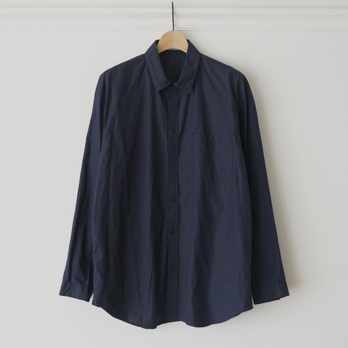 2024 SSۡATON / ȥ SUVIN BROAD WASHED SHIRT - NAVY