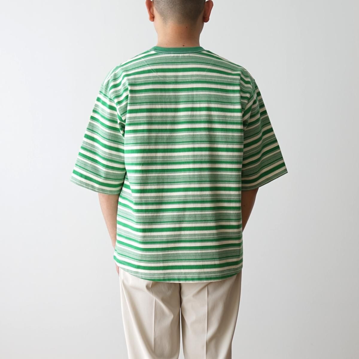 ✨美品✨POLYPLOID ポリプロイド ショートスリーブ半袖シャツ 緑 2 POLYPLOID ポリプロイド】 T SHIRT 