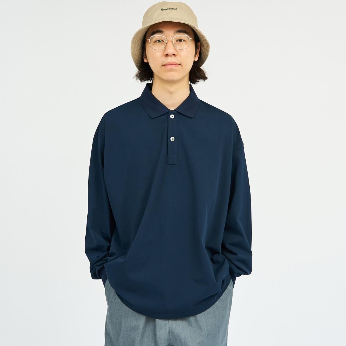 FreshService フレッシュサービス】 DRY PIQUE JERSEY L/S POLO FreshService フレッシュサービス】 DRY PIQUE JERSEY L/S POLO