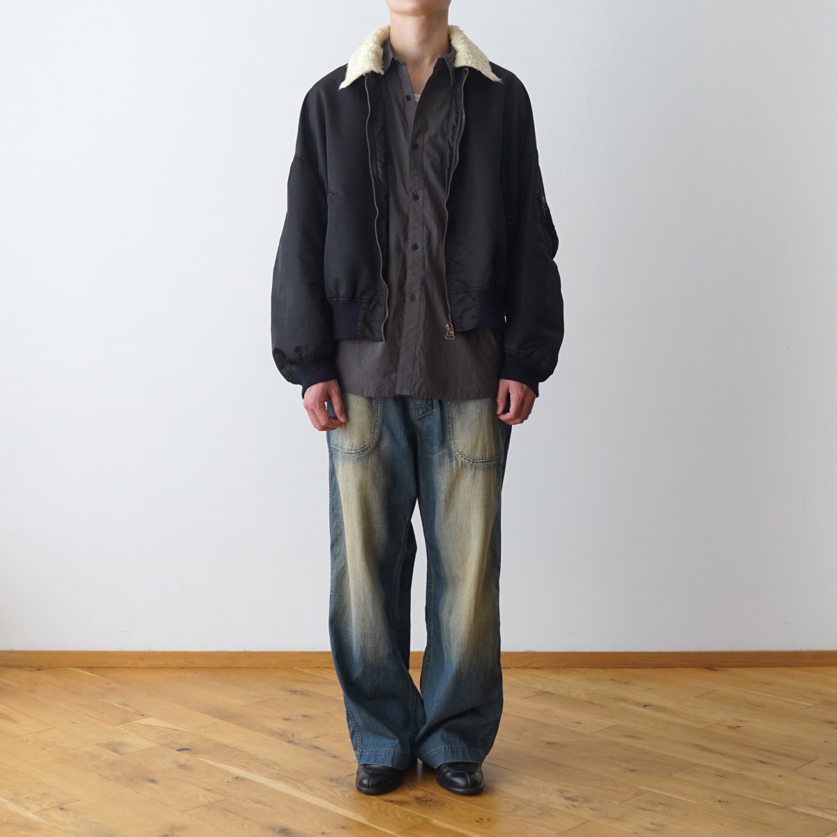 【refomed リフォメッド】 OLD MAN DENIM TROUSERS 