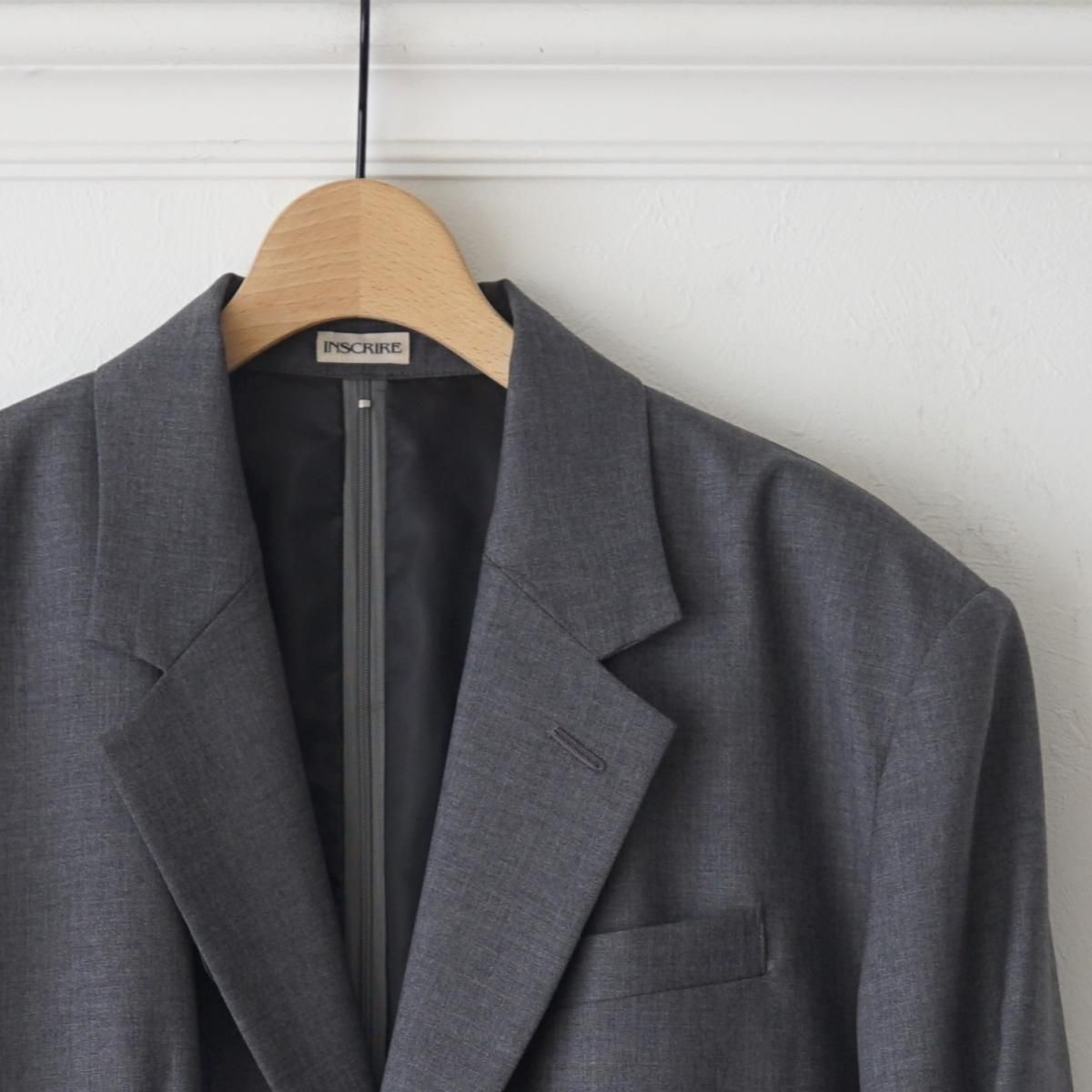 INSCRIRE / アンスクリア】 OVERSIZED JACKET - GREY / PARK