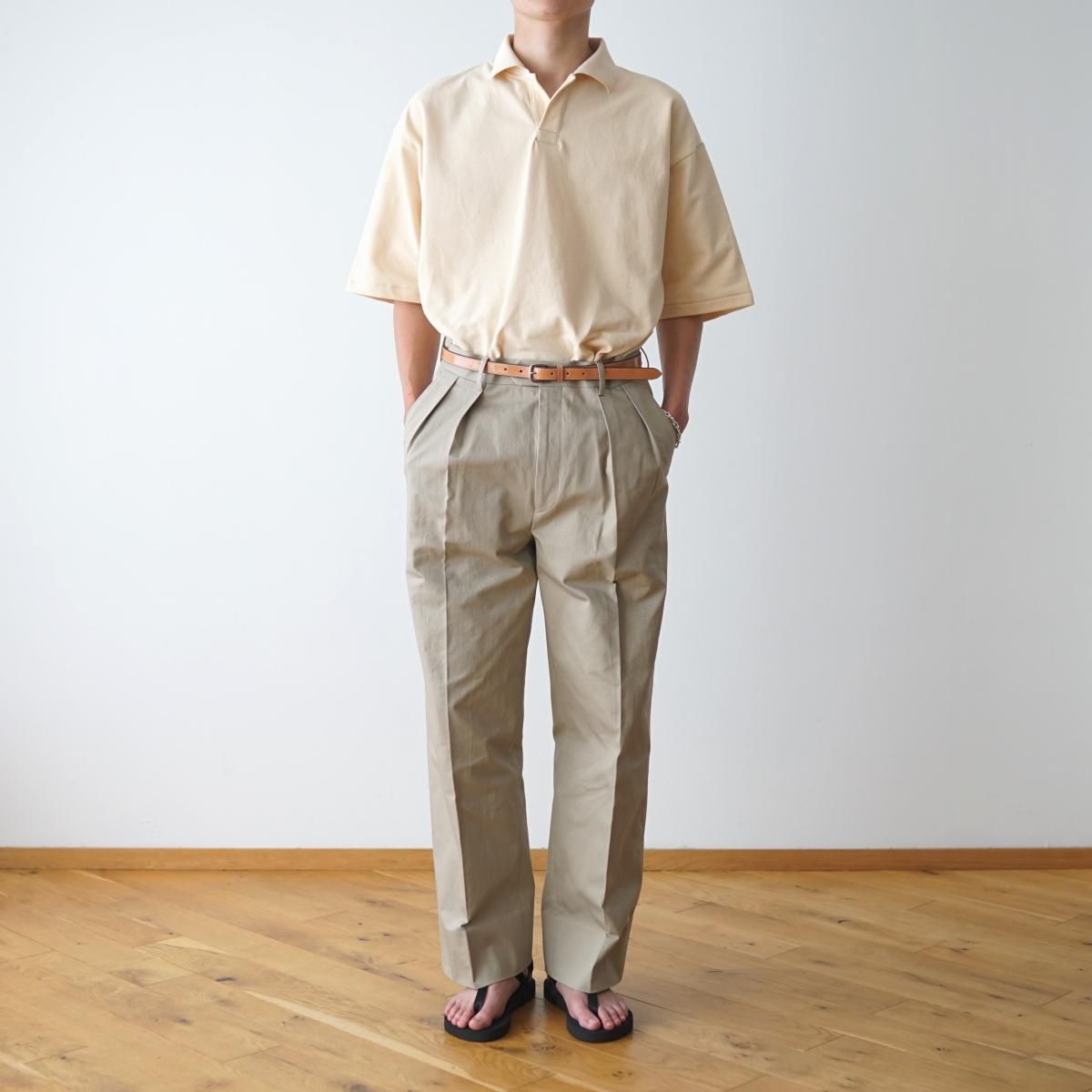 INTERIM / インテリム】 HYPER BIG TANGIS PIQUE SKIPPER POLO