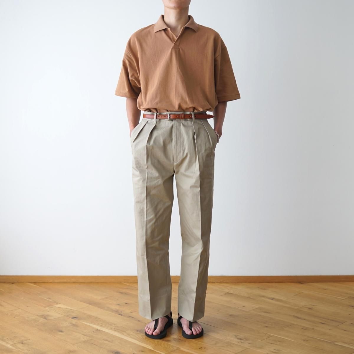 インテリム　ポロシャツ　サイズ4 INTERIM / インテリム】 HYPER BIG TANGIS PIQUE SKIPPER POLO
